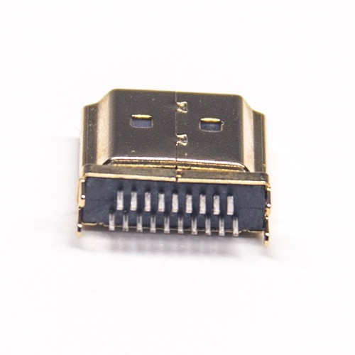 HDMI male connector 19p Straight Edge Mount for PCB HDMI male connector 19p Straight Edge Mount for PCB