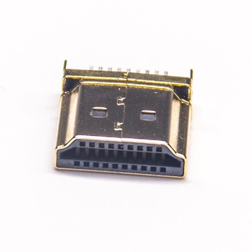 HDMI male connector 19p Straight Edge Mount for PCB HDMI male connector 19p Straight Edge Mount for PCB
