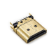 HDMI male connector 19p Straight Edge Mount for PCB HDMI male connector 19p Straight Edge Mount for PCB