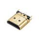 HDMI male connector 19p Straight Edge Mount for PCB HDMI male connector 19p Straight Edge Mount for PCB