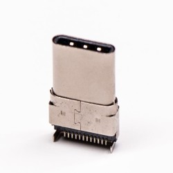 10pcs Type C Port Male 90 Degree Offset Type SMT