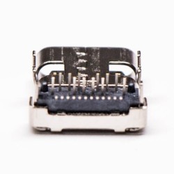 10pcs USB Connector Type C Female 90 Degree DIP and SMT