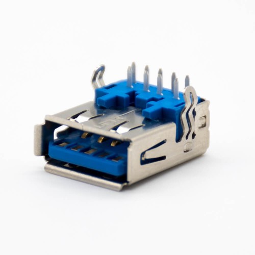 3.0 USB A Connector Right Angle 9 Pin Female DIP Type 3.0 USB A Connector Right Angle 9 Pin Female DIP Type