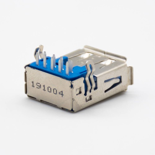 3.0 USB A Connector Right Angle 9 Pin Female DIP Type 3.0 USB A Connector Right Angle 9 Pin Female DIP Type