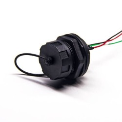 4 Pin Usb Waterproof Connector Type B Female Panel Mount Connector with 4p Wire Cable