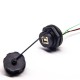 4 Pin Usb Waterproof Connector Type B Female Panel Mount Connector with 4p Wire Cable 20pcs 4 Pin Usb Waterproof Connector Type B Female Panel Mount Connector with 4p Wire Cable 20pcs