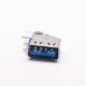 Angled Usb 3.0 Female Blue Color Throughole A Type USB Connector Angled Usb 3.0 Female Blue Color Throughole A Type USB Connector