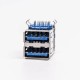 Fast usb 3.0 Dual Port Type A Female DIP Through Hole 20pcs Fast usb 3.0 Dual Port Type A Female DIP Through Hole 20pcs