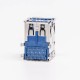 Fast usb 3.0 Dual Port Type A Female DIP Through Hole 20pcs Fast usb 3.0 Dual Port Type A Female DIP Through Hole 20pcs