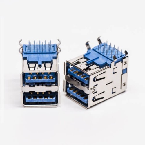 Fast usb 3.0 Dual Port Type A Female DIP Through Hole 20pcs Fast usb 3.0 Dual Port Type A Female DIP Through Hole 20pcs
