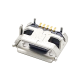 Micro B USB Female Connector 5 Pin SMT Type B Straight for PCB Micro B USB Female Connector 5 Pin SMT Type B Straight for PCB