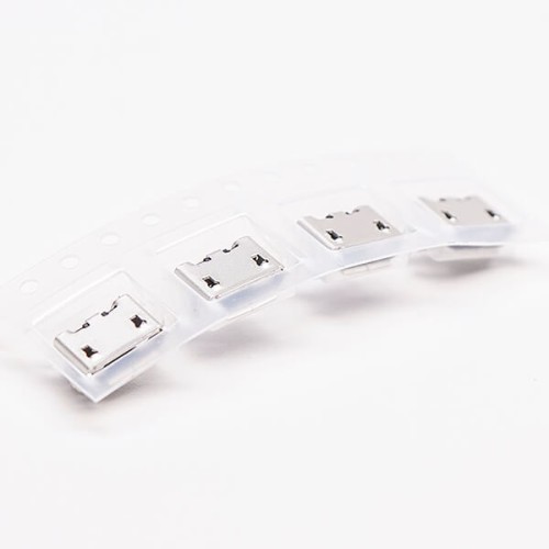 Micro B USB Female Connector 5 Pin SMT Type B Straight for PCB Micro B USB Female Connector 5 Pin SMT Type B Straight for PCB