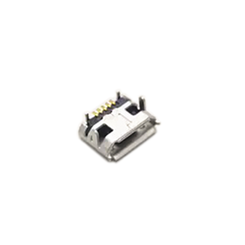 Micro Female USB 5 Pin SMT Type B 180 Degree for PCB Mount Micro Female USB 5 Pin SMT Type B 180 Degree for PCB Mount
