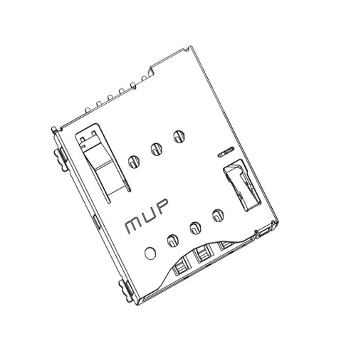 Micro SIM Card Connector MUP-C792 6P (Push-Push Lock Type) Micro SIM Card Connector MUP-C792 6P (Push-Push Lock Type)