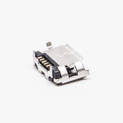 Micro USB B Female Connector 5 Pin SMT Type B Straight for PCB Mount 8.3-4.45