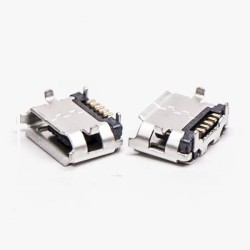 Micro USB B Female Connector 5 Pin SMT Type B Straight for PCB Mount 8.3-4.45