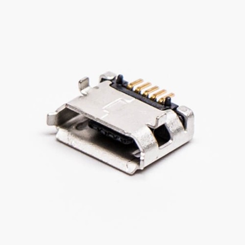 Micro USB Dual Female 5 Pin SMT Type B DIP 6.4 Straight for PCB Micro USB Dual Female 5 Pin SMT Type B DIP 6.4 Straight for PCB