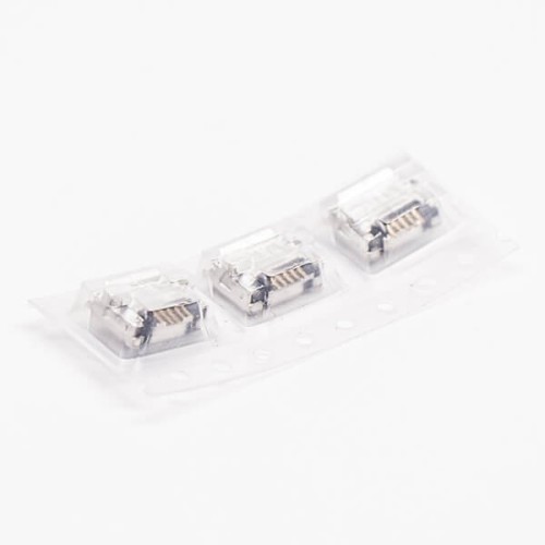 Micro USB Dual Female 5 Pin SMT Type B DIP 6.4 Straight for PCB 20pcs Micro USB Dual Female 5 Pin SMT Type B DIP 6.4 Straight for PCB 20pcs