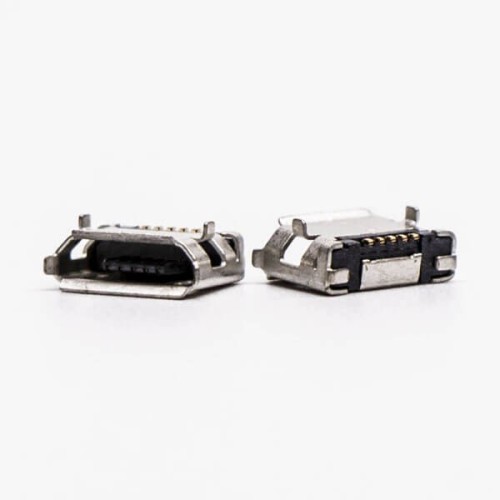 Micro USB Female Pinout Type B SMT DIP Type 5.65 for PCB Mount Micro USB Female Pinout Type B SMT DIP Type 5.65 for PCB Mount