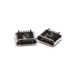 Micro USB Female Plug 5 Pin SMT Type B Straight for PCB