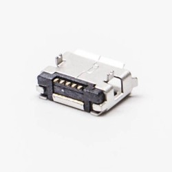 Micro USB Female Socket Type A DIP Straight Through Hole