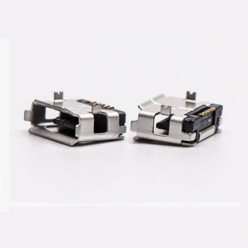Micro USB Female Socket Type A DIP Straight Through Hole