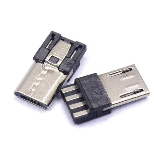 Micro USB Male Connector 5 Pin Straight Sold Type for Cable Micro USB Male Connector 5 Pin Straight Sold Type for Cable