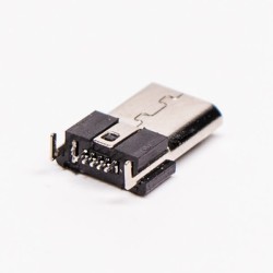 Micro USB Male Connector R/A DIP 5 Pin Type B For PCB