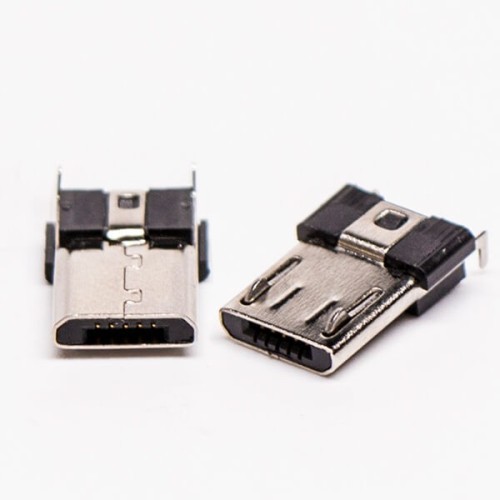 Micro USB Male Connector R/A DIP 5 Pin Type B For PCB Micro USB Male Connector R/A DIP 5 Pin Type B For PCB