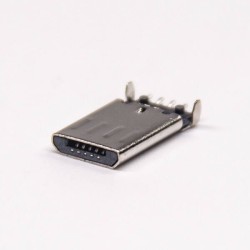 Micro USB Type B Connector Right Angle Male SMD for PCB Mount