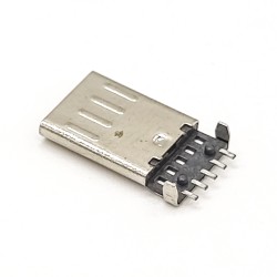 Micro USB Type B Connector Right Angle Male SMD for PCB Mount 20pcs