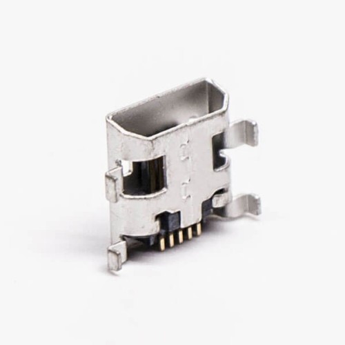 Micro USB Type B Female Offset Type SMT for PCB Mount Micro USB Type B Female Offset Type SMT for PCB Mount