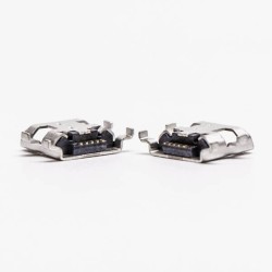 Micro USB Type B Female Offset Type SMT for PCB Mount