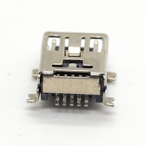 Mini USB Female Panel Mount 90 Degree SMT Type B Connector Mini USB Female Panel Mount 90 Degree SMT Type B Connector