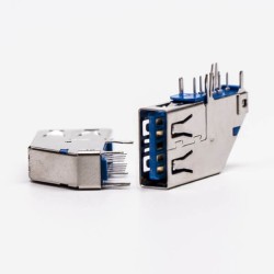 Offer USB 3.0 Flag Type Female Type A 90 Degree DIP Through Hole 20pcs