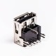 Right Angle USB Female Through Hole Harpoon for PCB Mount
