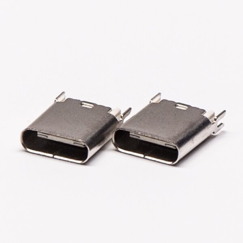 Type C 24 Pin Socket Straight 180 Degree Through Hole for PCB Mount Type C 24 Pin Socket Straight 180 Degree Through Hole for PCB Mount