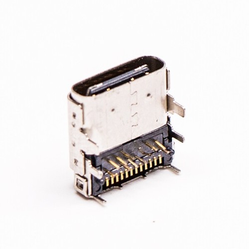 Type C Connector USB Female Right Angled DIP SMT for PCB Mount Type C Connector USB Female Right Angled DIP SMT for PCB Mount