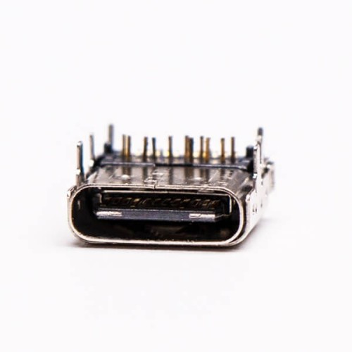 Type C Connector USB Female Right Angled DIP SMT for PCB Mount Type C Connector USB Female Right Angled DIP SMT for PCB Mount