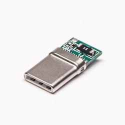 Type C Connector USB Plug 180 Degree Solder Type for Cable