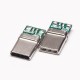 Type C Connector USB Plug 180 Degree Solder Type for Cable Type C Connector USB Plug 180 Degree Solder Type for Cable