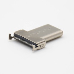 Type C Connectors Straight 24 Pin Male matte-tin Panel Mount