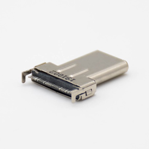 Type C Connectors Straight 24 Pin Male matte-tin Panel Mount