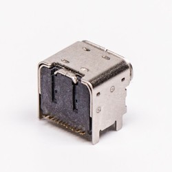 Type C Female Connector Right Angled SMT for PCB Mount
