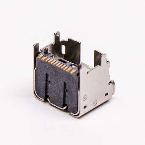 Type C Female Connector Right Angled SMT for PCB Mount
