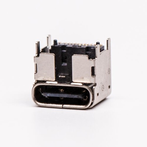 Type C Female Connector Right Angled SMT for PCB Mount