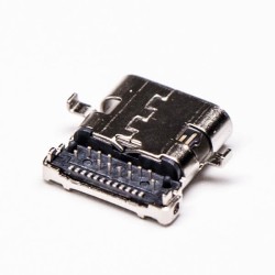 Type C Female Female Right Angled Offset Type SMT and DIP