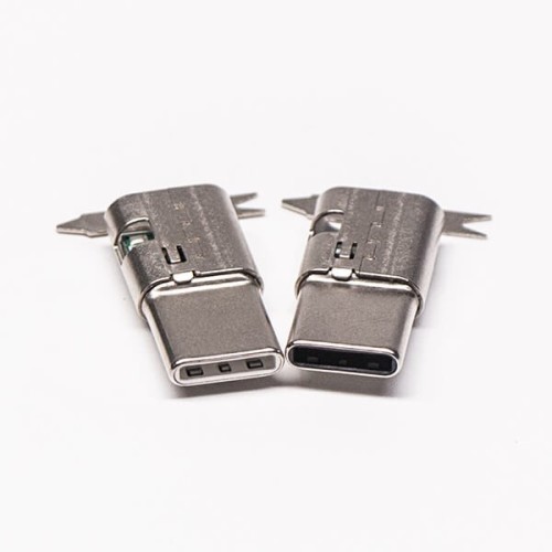 Type C Straight USB Connector with Shell Type C Straight USB Connector with Shell