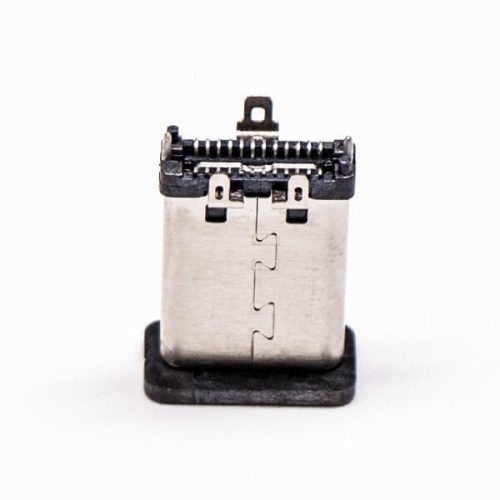 Type C USB Straight Female 180 Degree SMT for PCB Mount Type C USB Straight Female 180 Degree SMT for PCB Mount