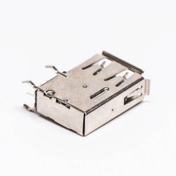 USB 2.0 A Female Flag Type Through Hole for PCB Mount